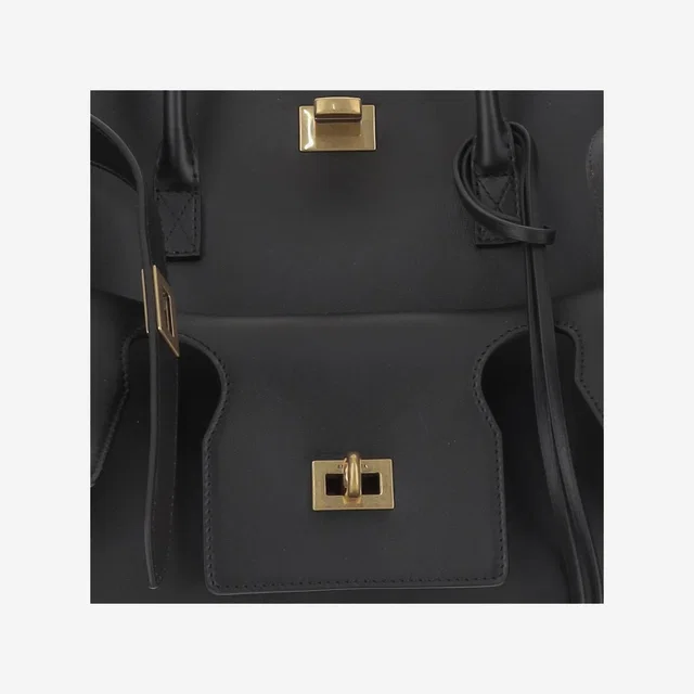 Balenciaga Bel Air Shoulder Bag — Black Calfskin in Black Calfskin from HEWI