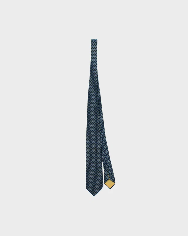 Vintage 1980s Christian Dior Pattern Silk Tie in Silk from Rokit Vintage