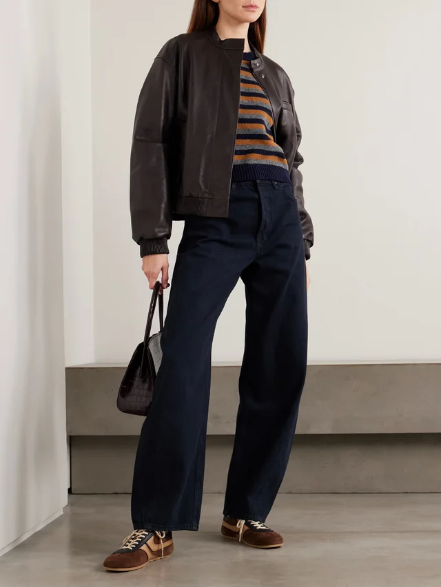 &DAUGHTER Rosha striped wool sweater in Grey, photo 2 of 2 from NET-A-PORTER (Canada)