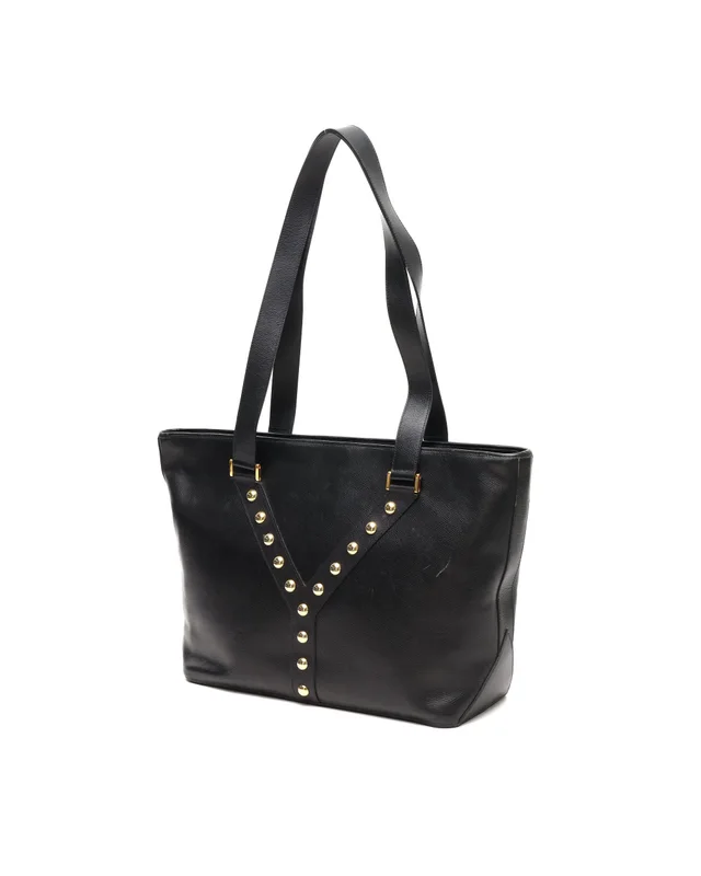 Saint Laurent Stud Y Tote Bag in Leather from A Retro Tale, photo 3 of 7