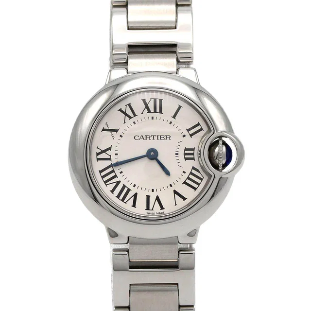 Cartier Ballon Bleu Stainless Steel Quartz in Blue from LuxUness