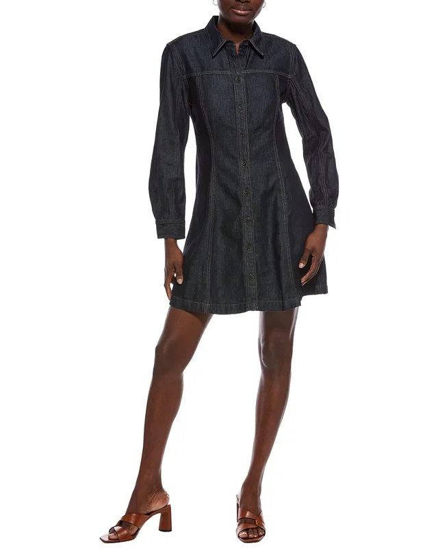 Madewell Seamed Denim Mini Shirtdress, image 1 of 1 from Gilt