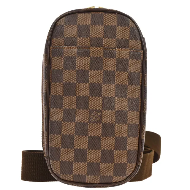 Louis Vuitton 2007 Damier Pochette Gange Body Bum Bag N48048 in Canvas from AMORE Vintage Tokyo