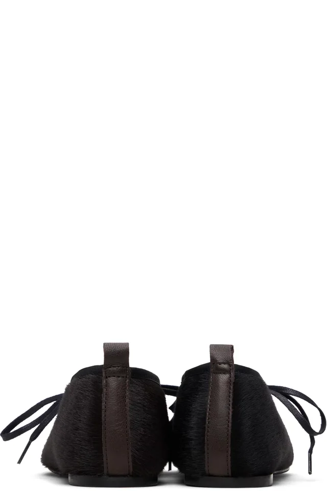 Paloma Wool Brown Pina Ballerina Flats, photo 2 of 5 from SSENSE
