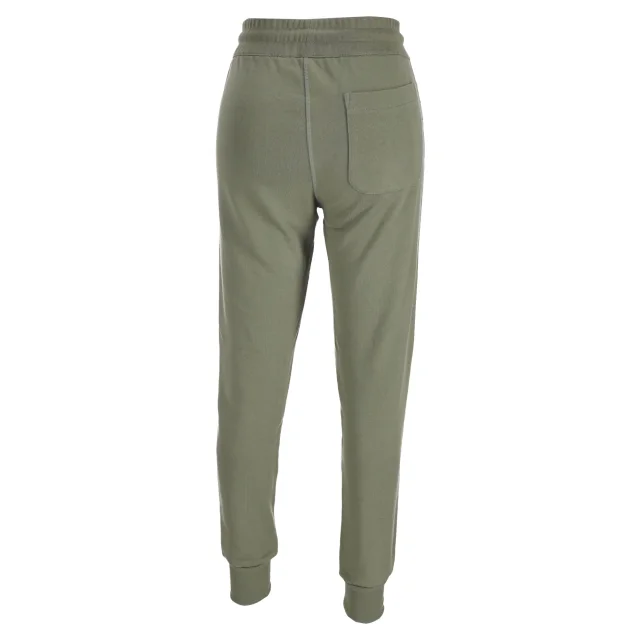 Dries Van Noten Drawstring Jogger Pants in Olive Cotton in green, photo 3 of 6 from ShopSimon