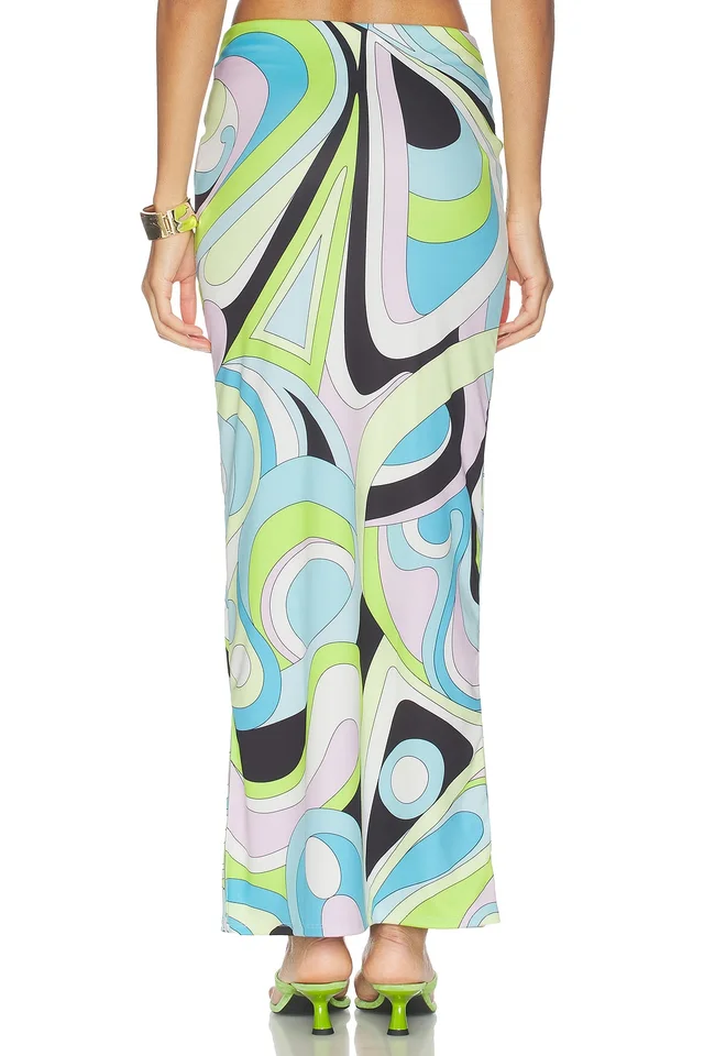 Cin Cin City Maxi Skirt in Mars Blue, photo 4 of 6 from REVOLVE (Canada)