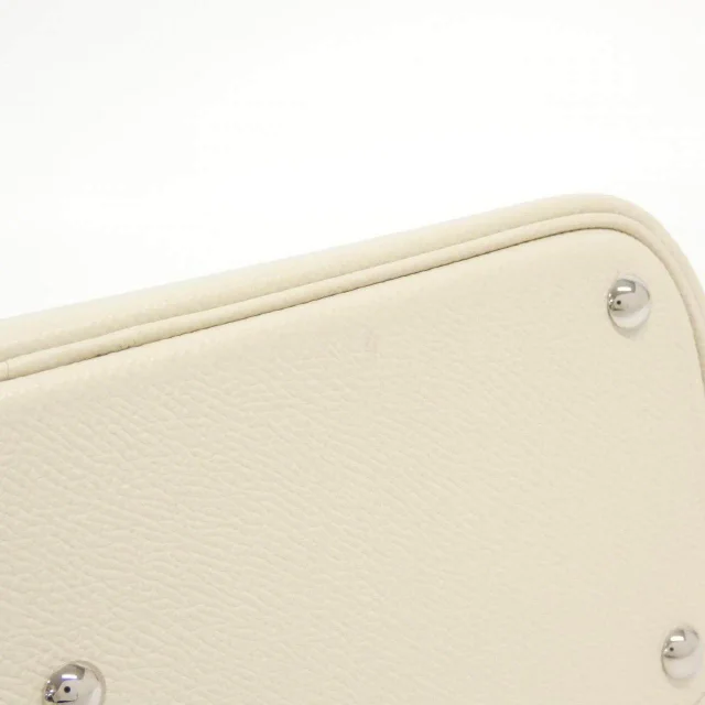 Hermès Bolide25 Epsom handbag in White Calfskin from LuxUness, photo 3 of 10