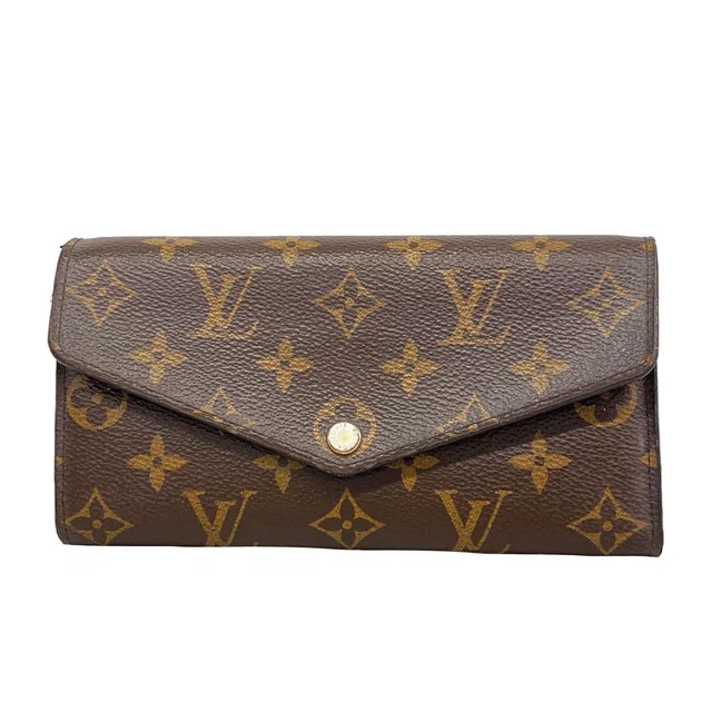 Louis Vuitton Wallet Monogram Portefeuille Sarah Brown in Brown from The Reluxe