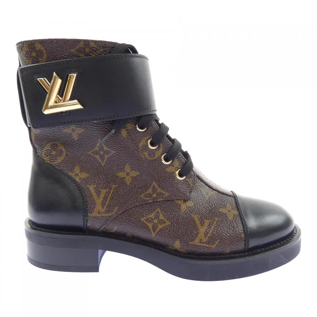 Louis Vuitton Patent Monogram Canvas Wonderland Line Boots in Patent leather from The Reluxe