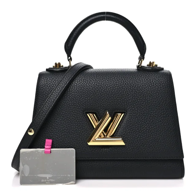 Louis Vuitton Taurillon Twist One Handle PM Black in Black Leather from FASHIONPHILE, photo 3 of 10