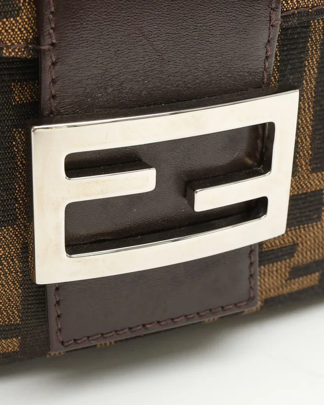 Fendi Zucca Shoulder Bag in Canvas from A Retro Tale, photo 6 of 11