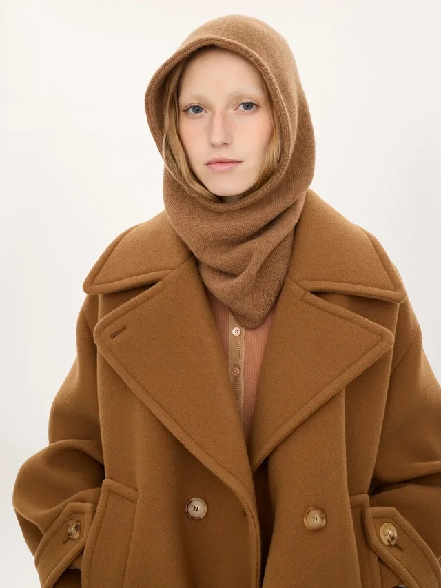Chloé Iconic Logo Detailed Knit Balaclava, photo 2 of 3 from SENSER