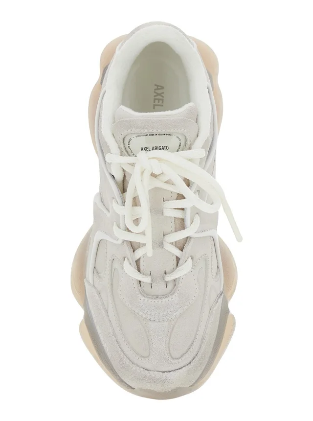 AXEL ARIGATO 'Eris' White Sneaker Low Top with Logo Patch on the Tongue in Leather and Tech Fabric Woman in White 86% Leather 14% Textile, photo 8 of 8 from Gaudenzi Boutique
