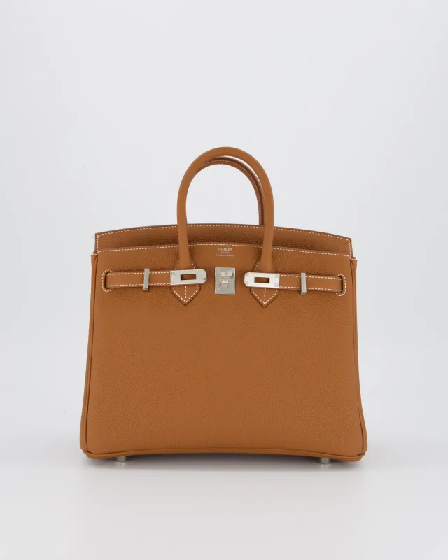 Hermès Birkin 25 Retourne Bag in Gold Togo leather from Sellier, photo 21 of 21