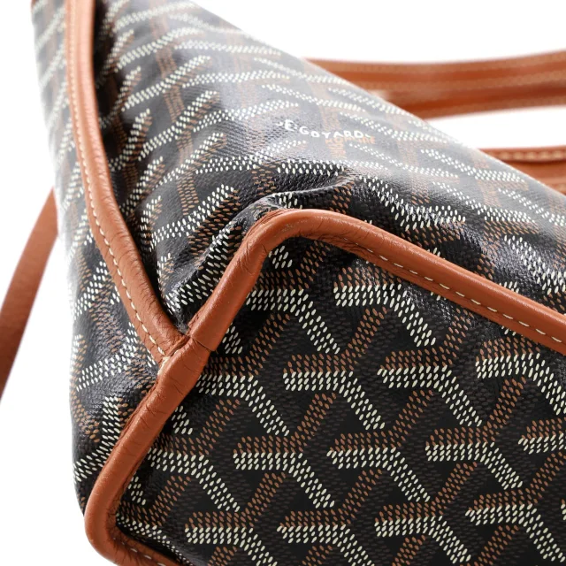 Goyard Anjou Reversible Tote Coated Canvas Mini in brown|red Coated canvas from Rebag, photo 8 of 9