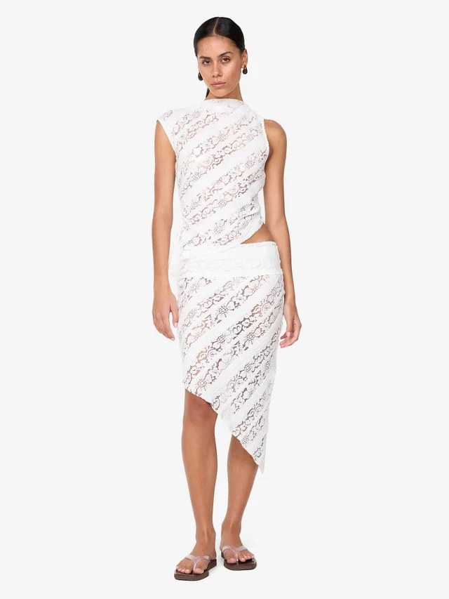 Bec&Bridge HENRIETTA ASYM TOP - WHITE from BEC + BRIDGE, photo 1 of 1