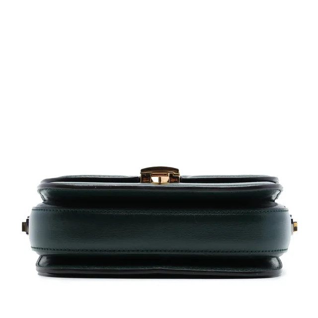 Green Gucci Mini Calfskin Sylvie 1969 Crossbody in Green Calfskin from Designer Revival, photo 2 of 2