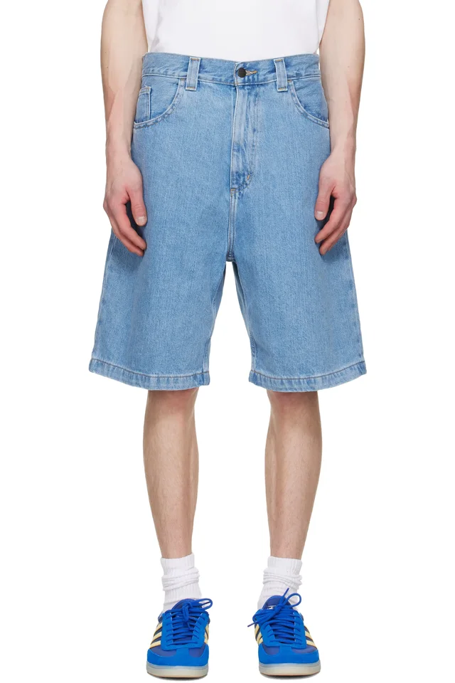 Carhartt Work In Progress Blue Brandon Denim Shorts, image 1 of 1 from SSENSE