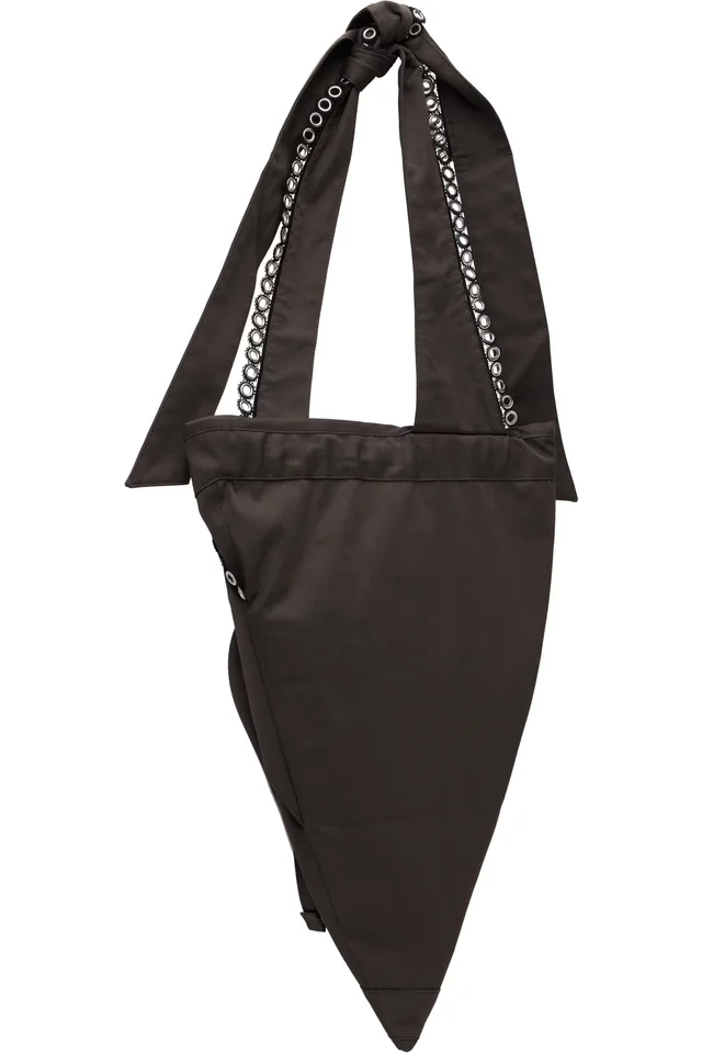 Kiko Kostadinov Gray Kest Pouch Bag, photo 3 of 4 from SSENSE