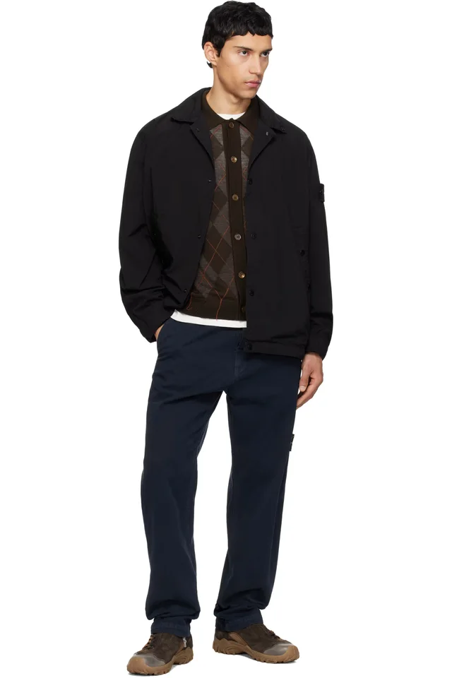 Stone Island Black 4100041 Light Compact Touch Poly-TC Jacket, photo 5 of 5 from SSENSE