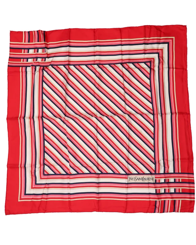Saint Laurent 90 Silk Scarf in Silk from A Retro Tale, photo 2 of 2