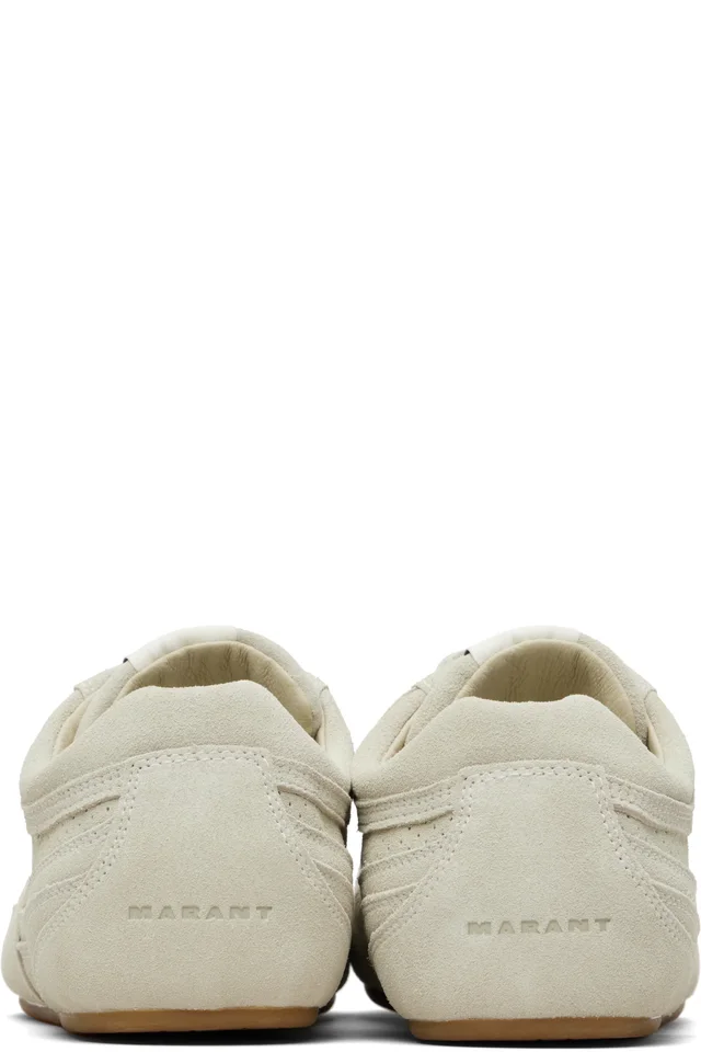 Isabel Marant Beige Senny Low Sneakers, photo 2 of 2 from SSENSE