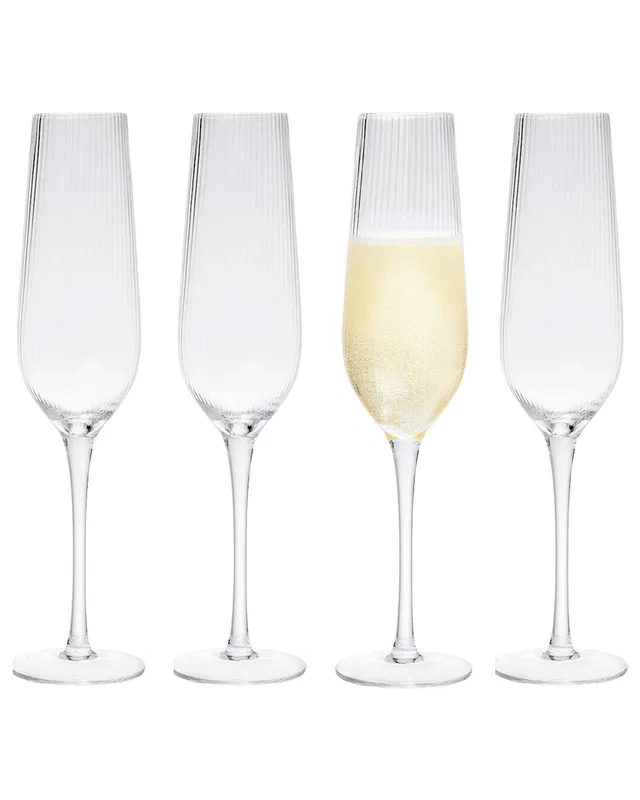 Godinger Set of 4 Divo Optic Champagne Flutes, image 1 of 1 from Rue La La
