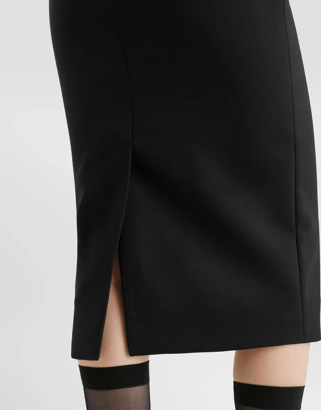 Dolce & Gabbana double-wool crêpe dress, photo 5 of 5 from SENSER