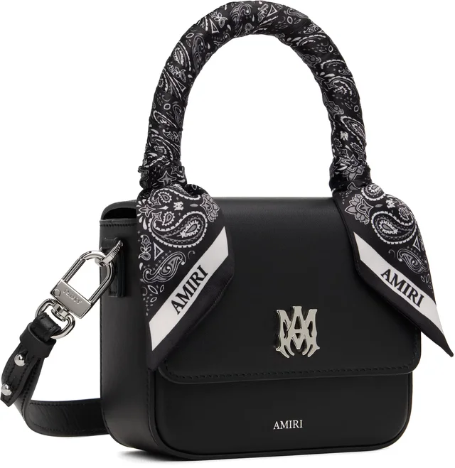 AMIRI Black Micro MA Bag, photo 2 of 4 from SSENSE