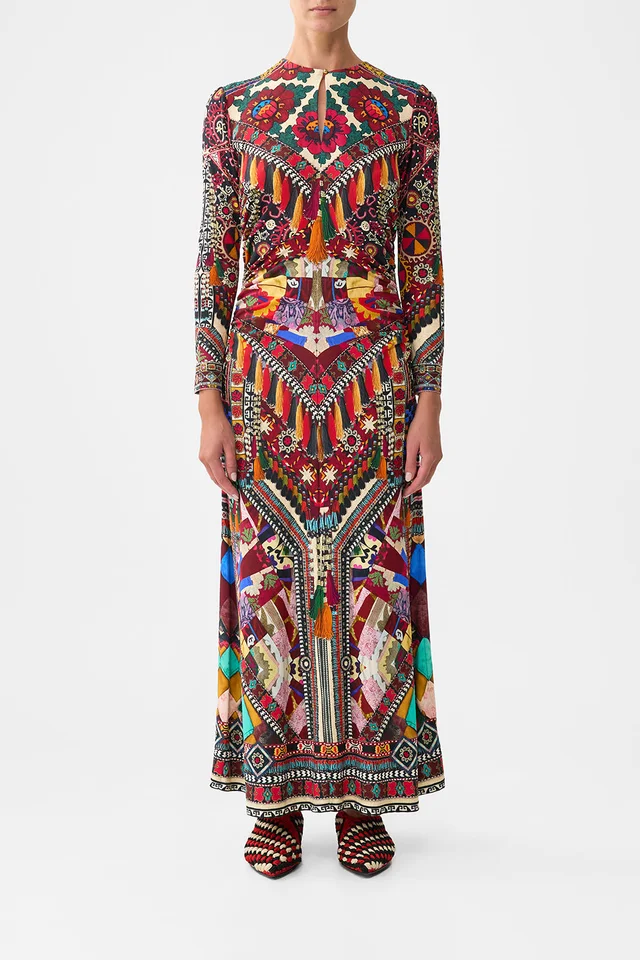 Camilla eBoutique GATHERED JERSEY LONG DRESS PATCHWORK ALCHEMY from CAMILLA, photo 1 of 1