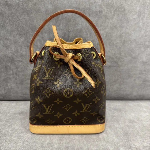 Louis Vuitton Monogram Mini Noe Bag in Canvas, coated canvas, Leather, Metal from Reowned