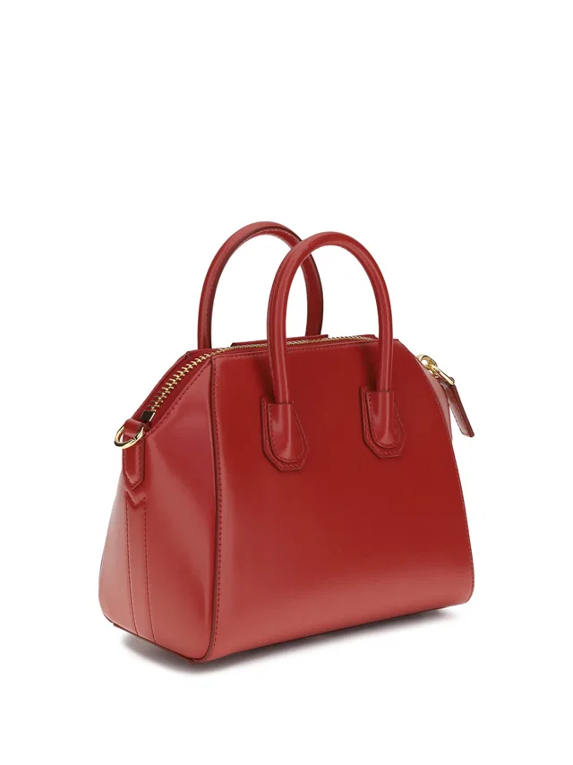 Givenchy Antigona Mini Top Handle Bag — Red Calf Leather in Red Calfskin from HEWI