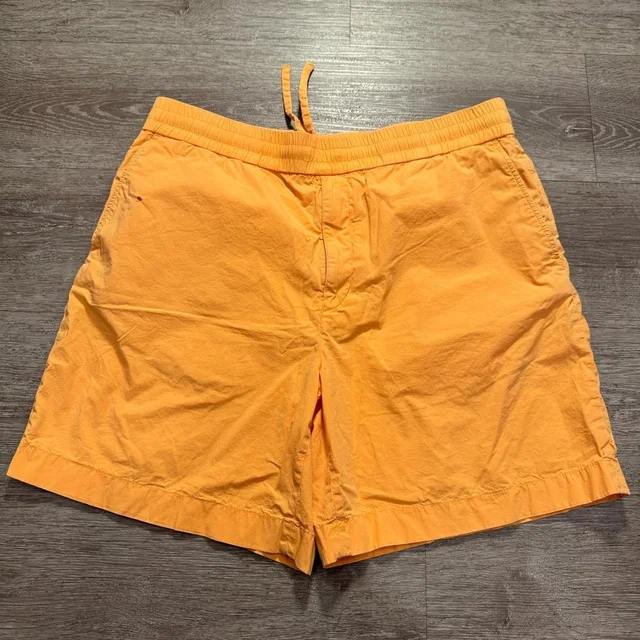 Acne Studios Shorts Mens L 50 Orange Cotton Elastic Waist Casual Summer Luxury in orange from Poshmark