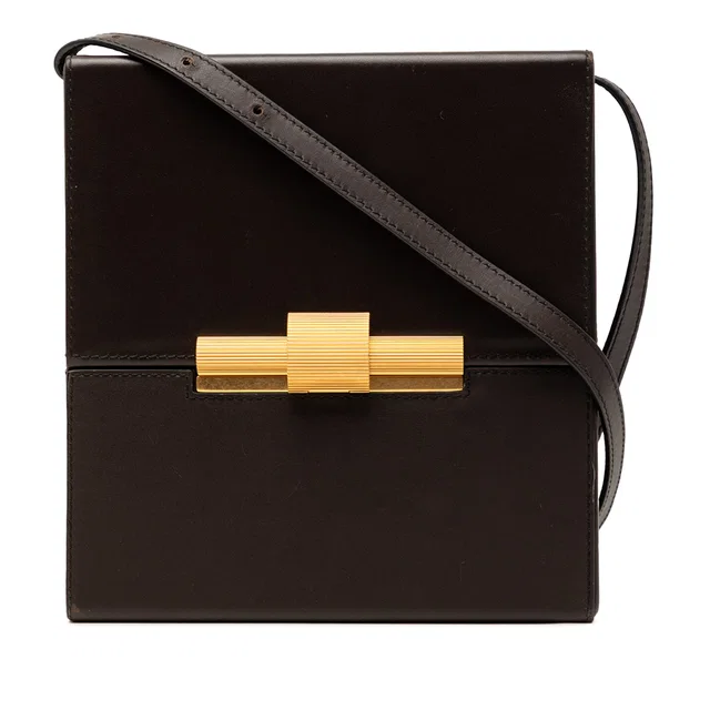 Brown Bottega Veneta Calfskin Daisey Crossbody in Brown Calfskin from Designer Revival