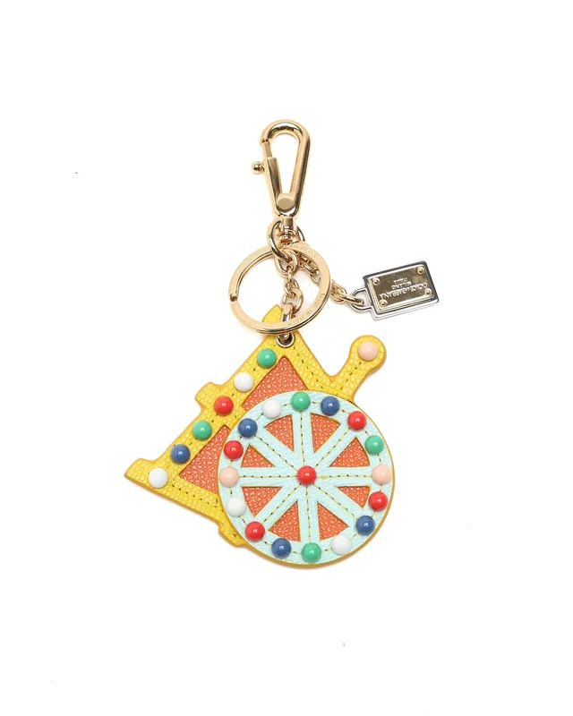 Dolce & Gabbana Carretto Bag Charm in Caviar leather from A Retro Tale