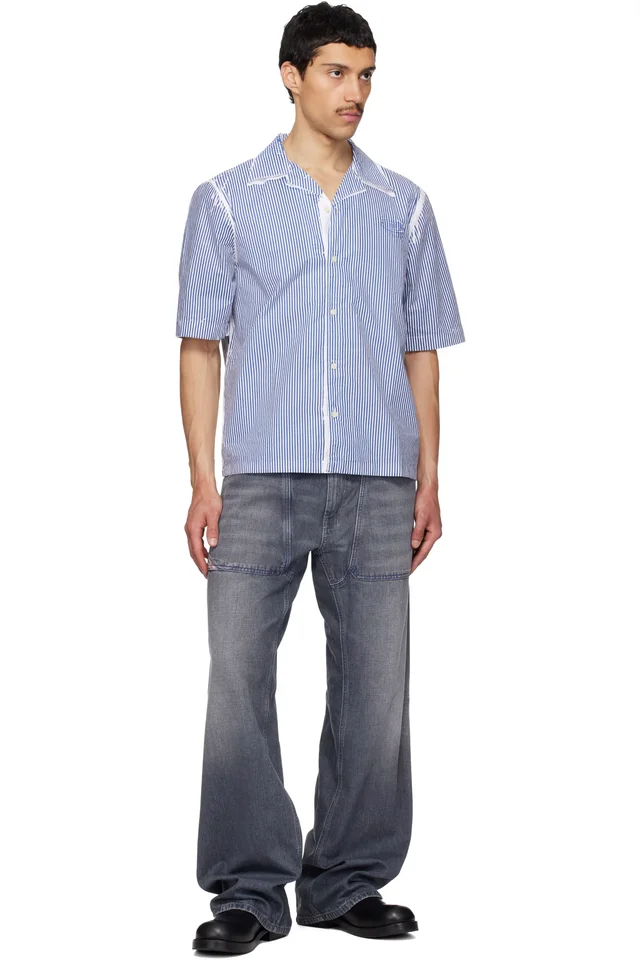 Diesel Gray Relaxed D-Zeta Jeans, photo 4 of 4 from SSENSE