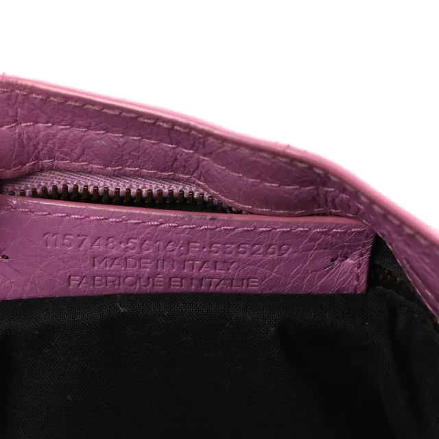 Balenciaga Agneau Classic Hardware City Rose Berlingot in Pink Lambskin from FASHIONPHILE, photo 7 of 10