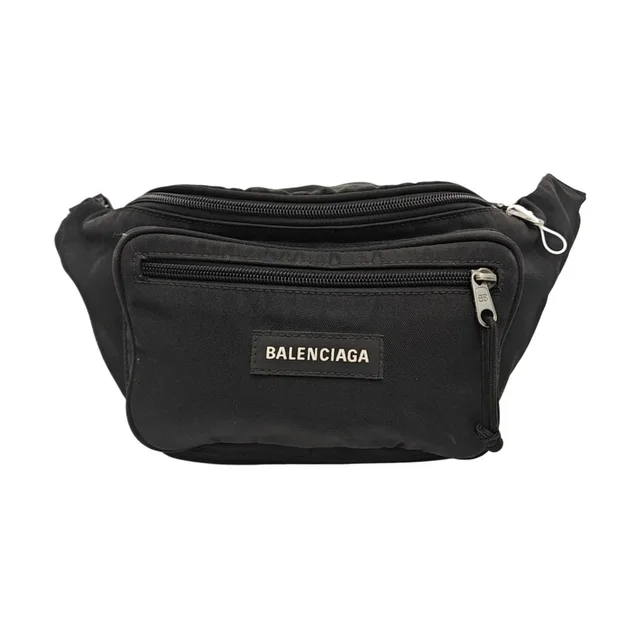 Balenciaga Explorer Nylon Belt Bag Black in black Nylon from Grailed