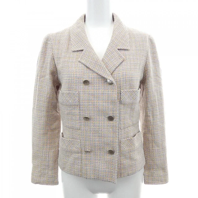 Chanel Vintage Jacket Beige in Beige from The Reluxe