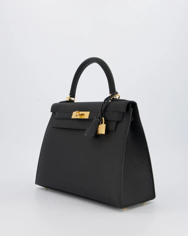 Hermès Kelly 28 Sellier Bag in Black Epsom leather from Sellier, photo 10 of 23