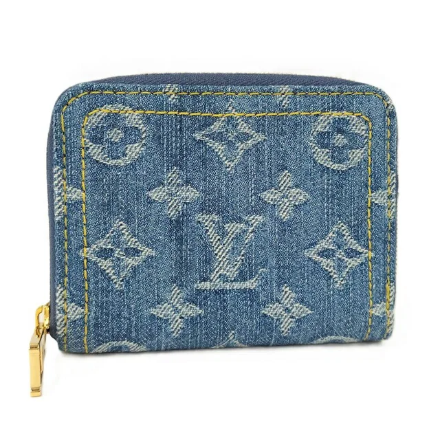 Louis Vuitton Zippy Coin Purse Monogram Denim in Denim from The Reluxe