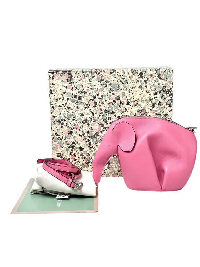 Loewe Pink Elephant Bag in Pink from Luxury Promise