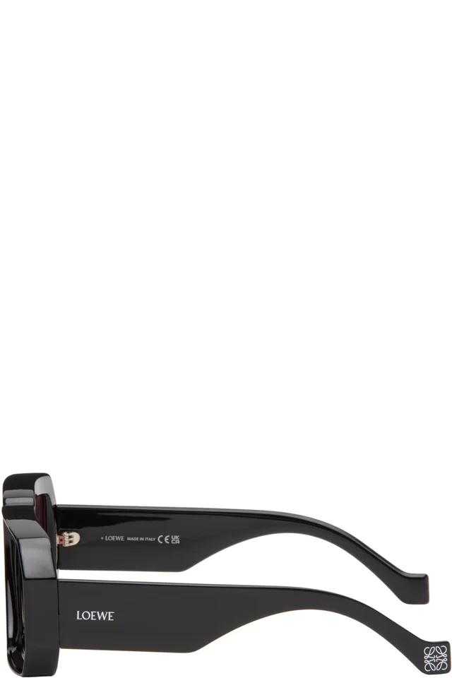 LOEWE Black Paula's Ibiza Dive In Mask Sunglasses, photo 3 of 4 from SSENSE