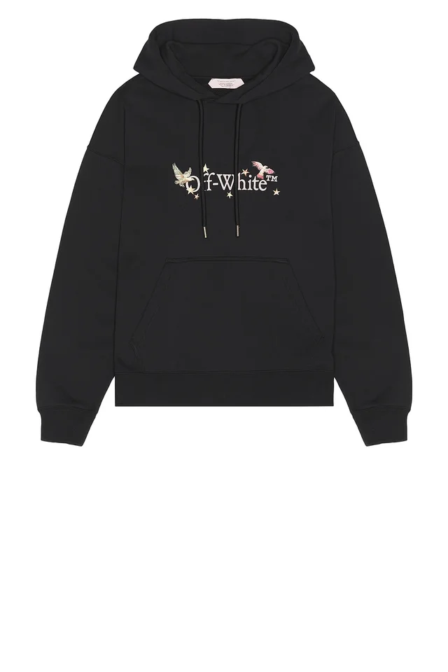 OFF-WHITE Dream Arrow Skate Hoodie in Black, photo 5 of 5 from REVOLVE (Canada)