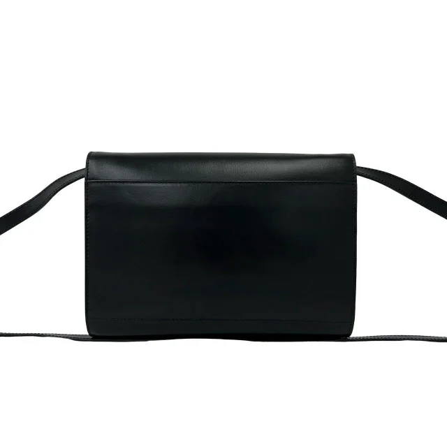 Celine Leather Shoulder Bag in Black Calfskin from LuxUness, photo 3 of 10