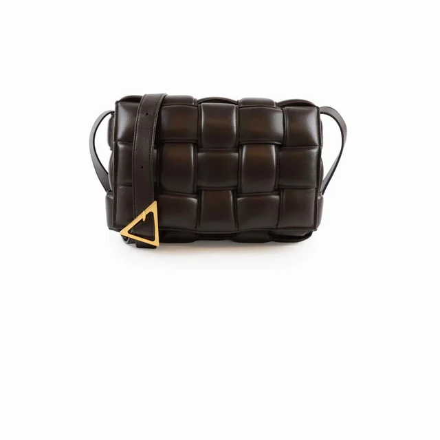 Bottega Veneta Padded Casette Shoulder Bag Brown in Brown Leather from The Purse Affair