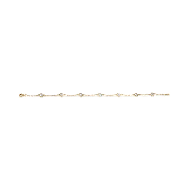 Tiffany & Co. Yellow Gold Diamond Elsa Peretti By The Yard Bracelet 18k in Yellow from HEWI, photo 2 of 2