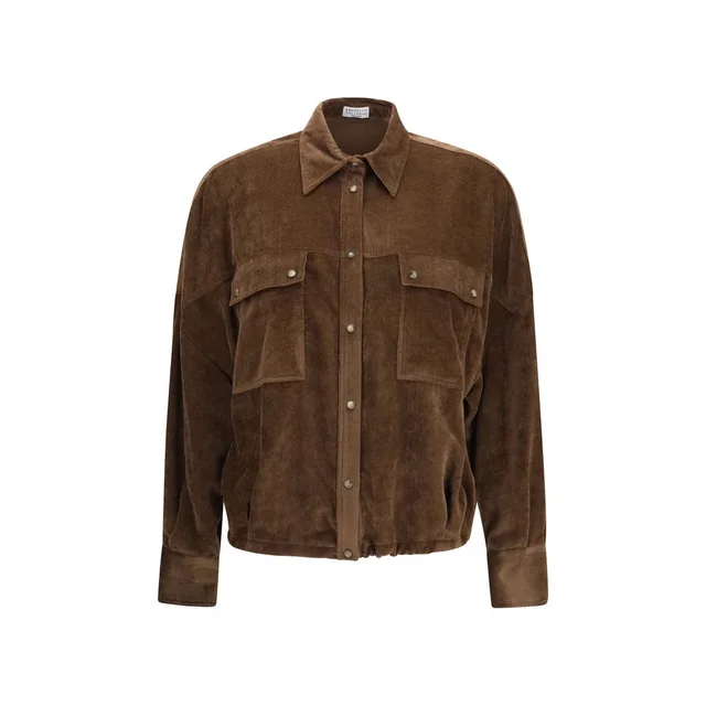 Brunello Cucinelli Brown Viscose Shirt from HEWI