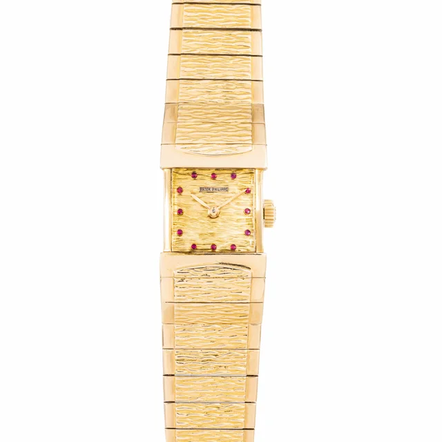 Patek Philippe Intergrated Dress Watch in yellow|gold Resin from WatchesOfSwitzerland