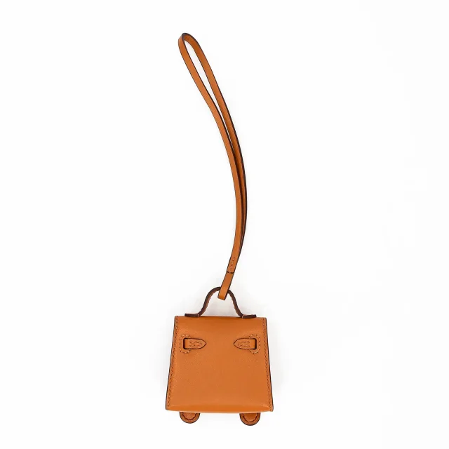 Hermès Kelly Doll charm Natural Sable (21) Nata (I2) Brique (36) in Beige Goatskin from Ginza Xiaoma, photo 2 of 3